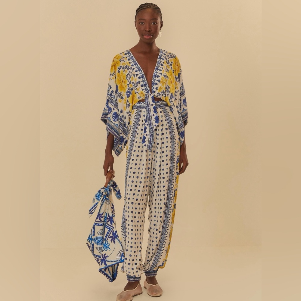 Farm Rio Azuline Jumpsuit